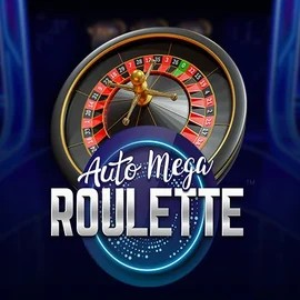 Auto Mega Roulette online game logo by Pragmatic Play on liraspins.pl