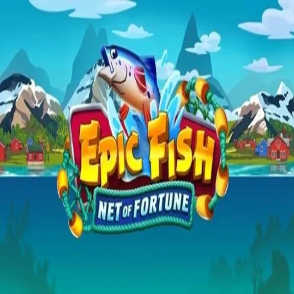 Epic Fish Net of Fortune online game logo by Quickspin on liraspins.pl