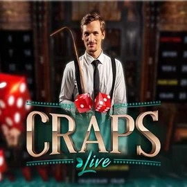 Live Craps logo by Evolution at LiraSpin Casino