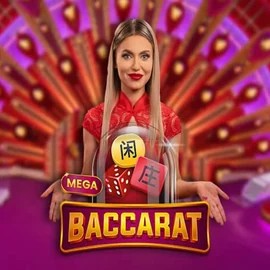 Mega Baccarat logo – Live Casino by Pragmatic Play at LiraSpin Casino