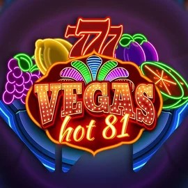 Vegas Hot 81 slot logo by Wazdan at LiraSpin Casino
