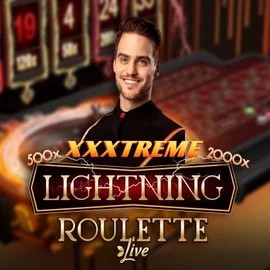XXXtreme Lightning Roulette slot logo by Evolution at LiraSpin Casino